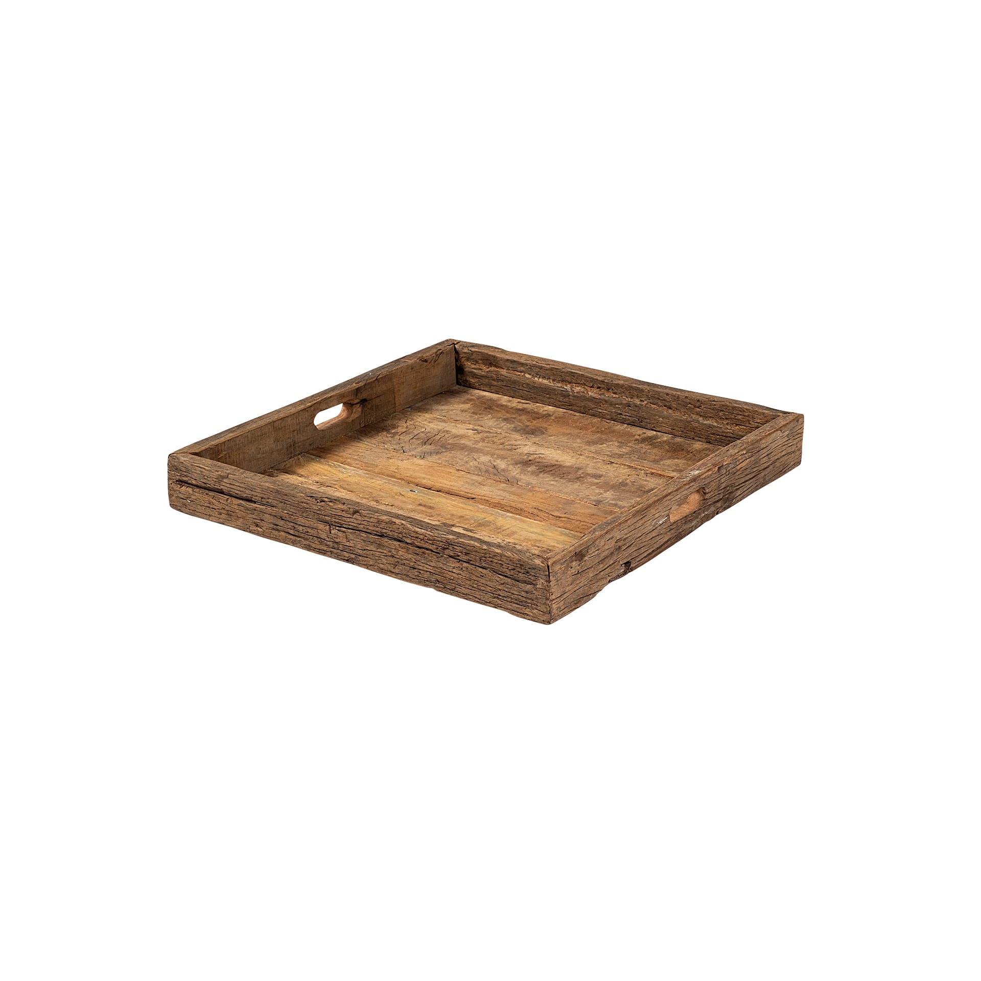 Carson Brown Reclaimed Wood Tray (Small)