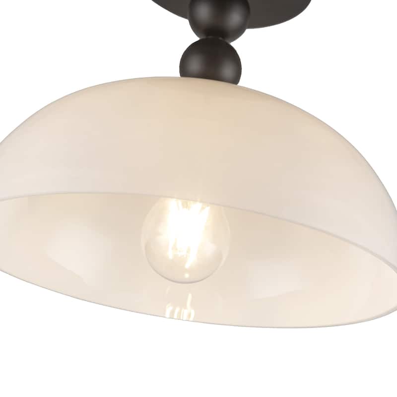 Alora Lighting SF459012 Paisley 12" Wide Semi-Flush Ceiling Fixture