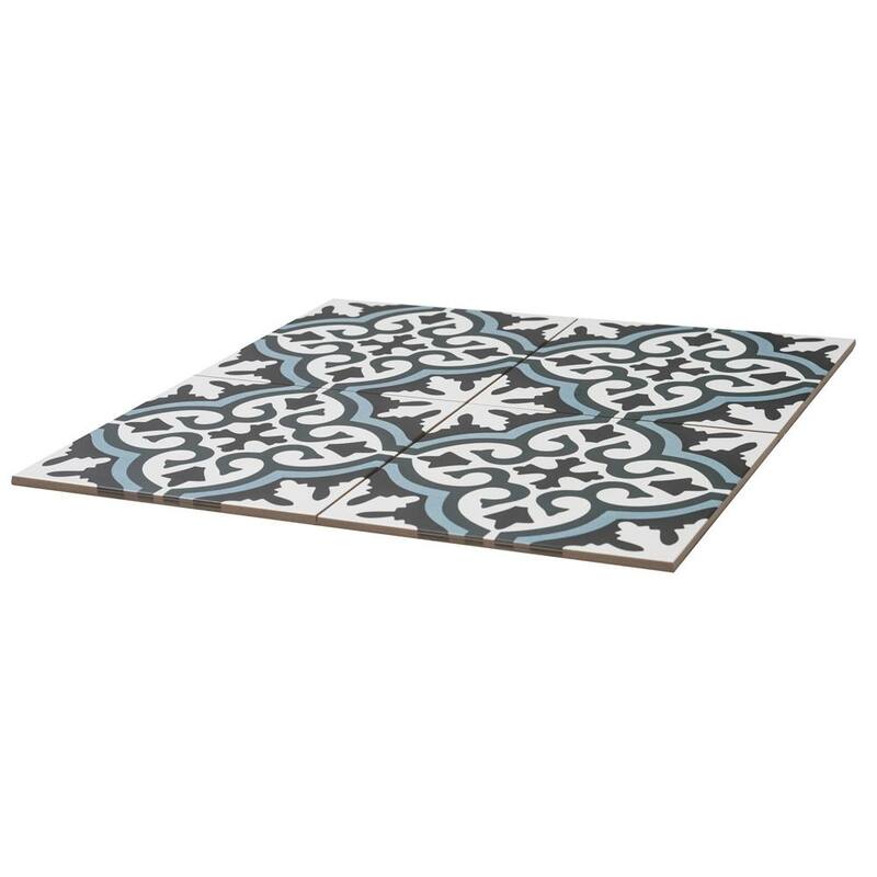 Venice 10x10 Matte Porcelain Encaustic Tile - Floor, Wall & Backsplash