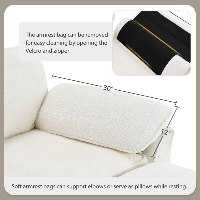 81" Modular Convertible Sectional Sofa Bed Set