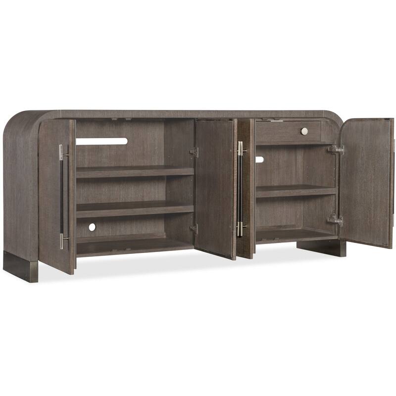 Hooker Furniture 6850-75900 Modern Mood 80" Wide Oak Buffet with Self