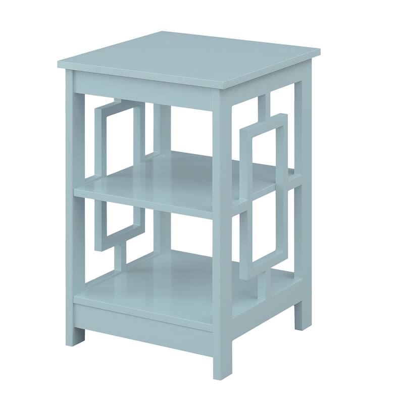 Convenience Concepts Town Square End Table with Shelves