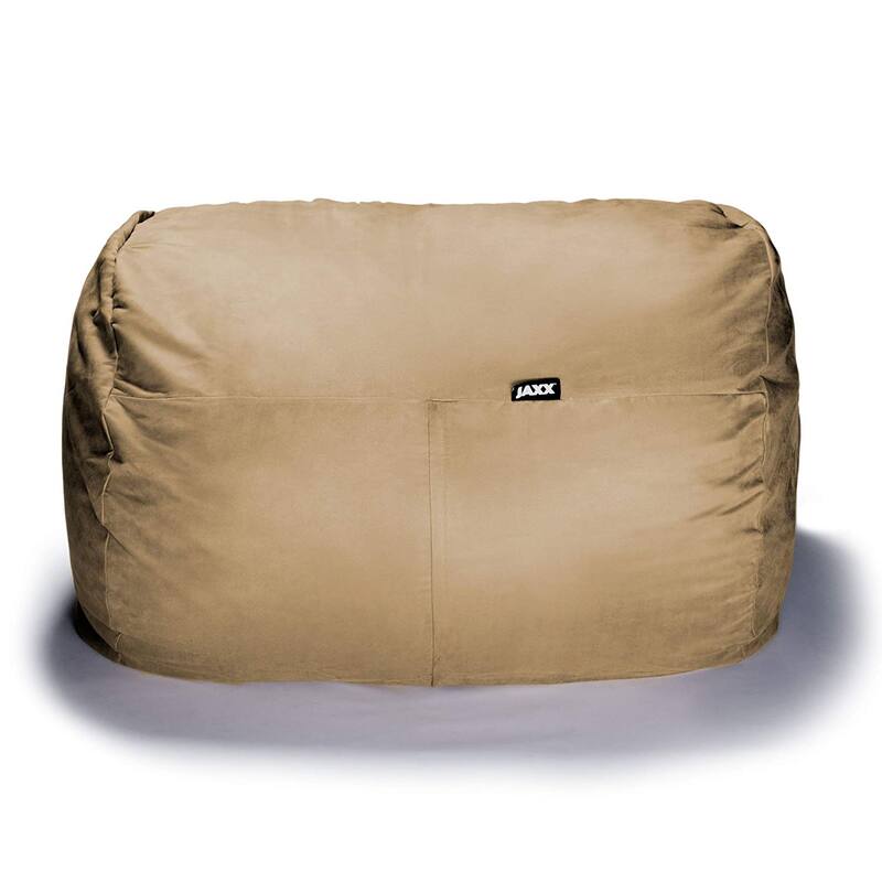 Jaxx 5.5 Foot Lounger Bean Bag Loveseat For Adults - Microsuede