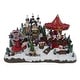preview thumbnail 25 of 50, Alpine Corporation Christmas Winter Wonderland Set with LED Lights and Music