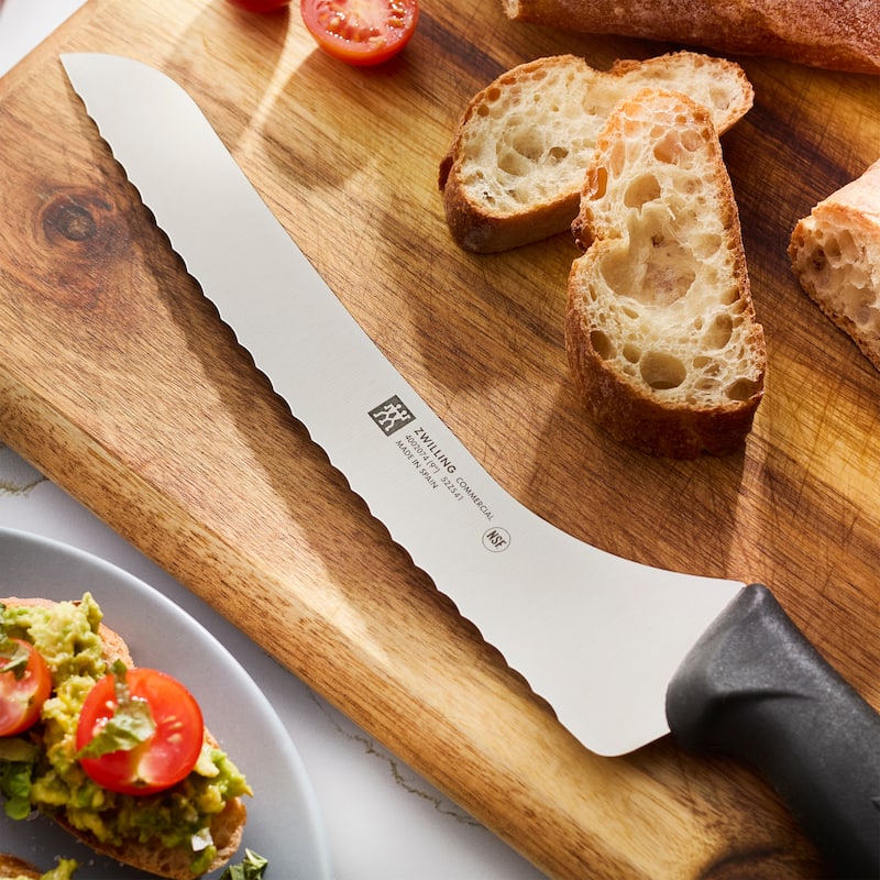 ZWILLING Commercial 9-inch Offset Sandwich Knife - Black