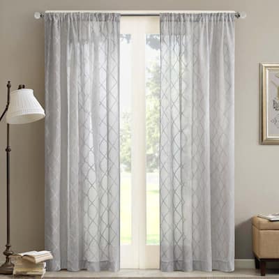 Sheer Window Curtain Panel(1 Pc Panel)