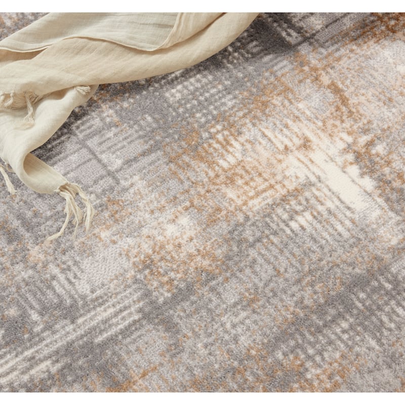 Calvin Klein Rush Contemporary Geometric Abstract Area Rug