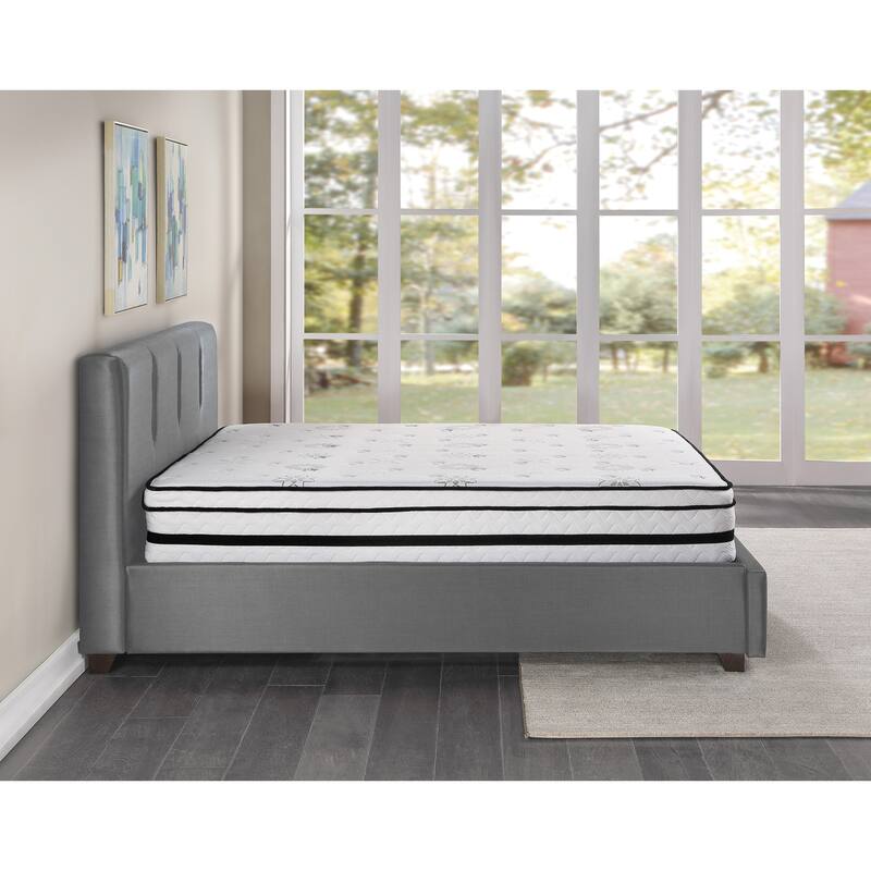 12" Highly Breathable Quilted Cover Hybrid Mattress in a Box