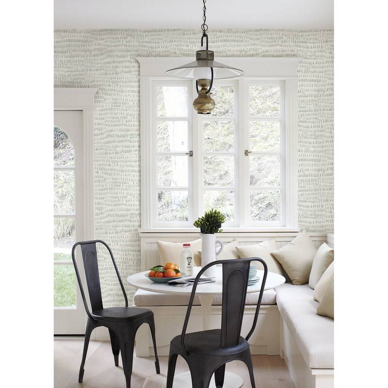 NuWallpaper Seafoam Kylver Peel & Stick Wallpaper