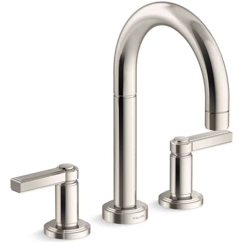 Kallista P80251-LV Vir Stil Minimal Deck Mounted Roman Tub Filler - Polished Nickel