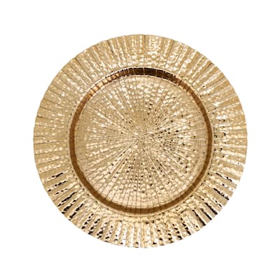 Ribbed Border Charger (Set of 4) - 13"