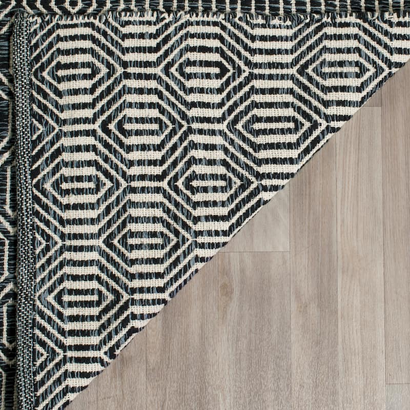 SAFAVIEH Handmade Flatweave Montauk Marston Sisal Casual Cotton Rug