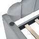 preview thumbnail 11 of 37, Velvet Twin Daybed with Storage Drawers and USB Ports, Upholstered Sofa Bed