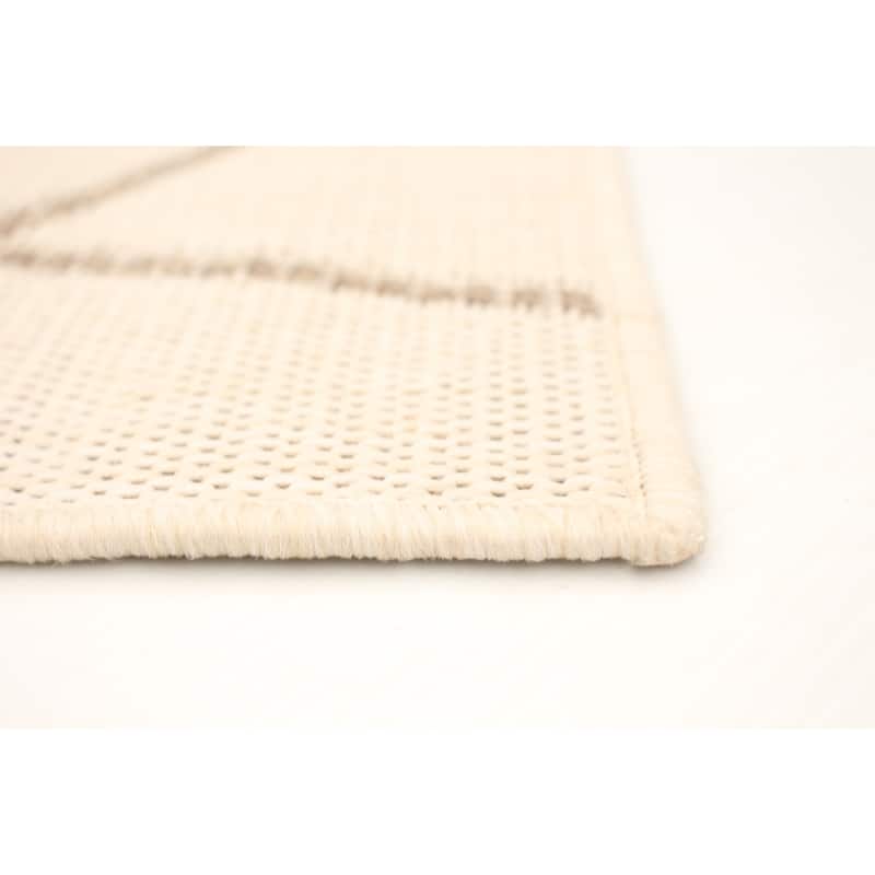 ECARPETGALLERY Sisal Abstract Indoor/ Outdoor Rug