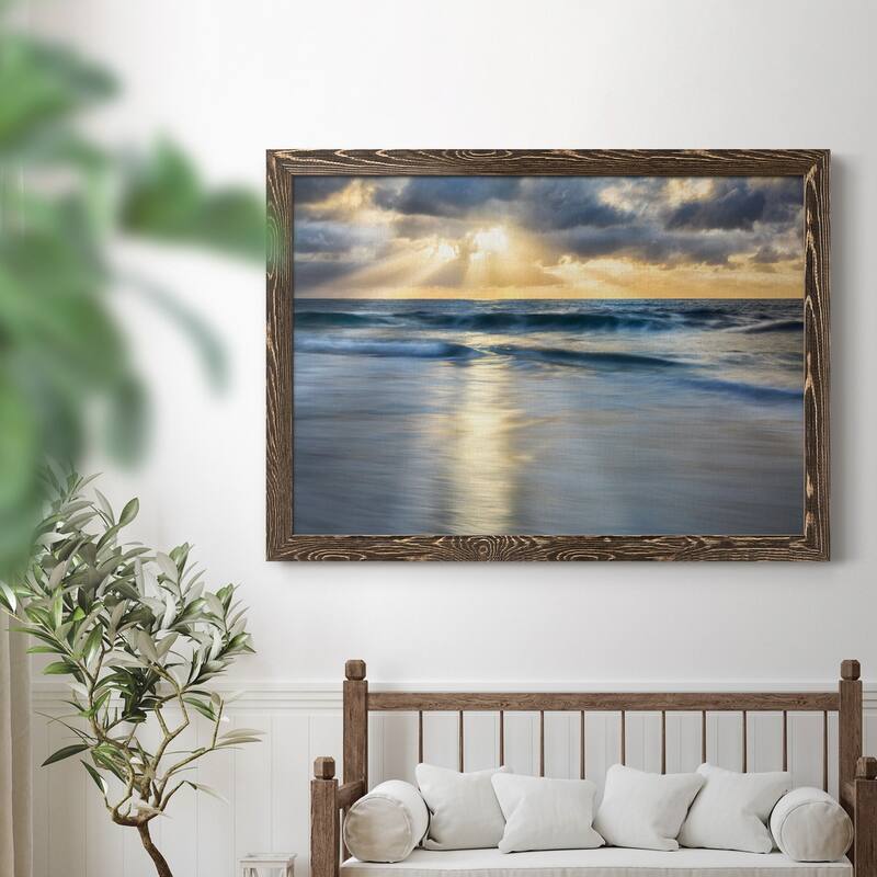 Cloudscape Shore-Premium Framed Canvas - Ready to Hang