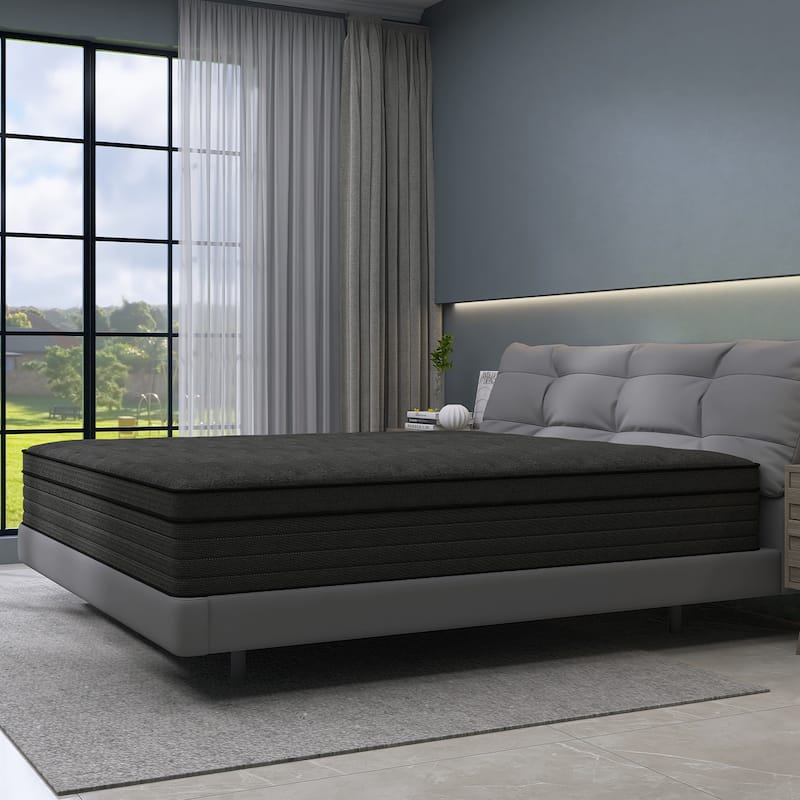 12 Inch Hybrid Mattress with Individually Pocket for Motion Isolation