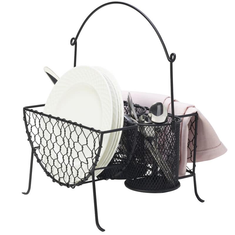 Mikasa Gourmet Basics Farmers Market Picnic Caddy - 13.5" x 15.7"
