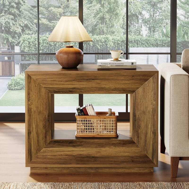 2-Tier Large Side Table