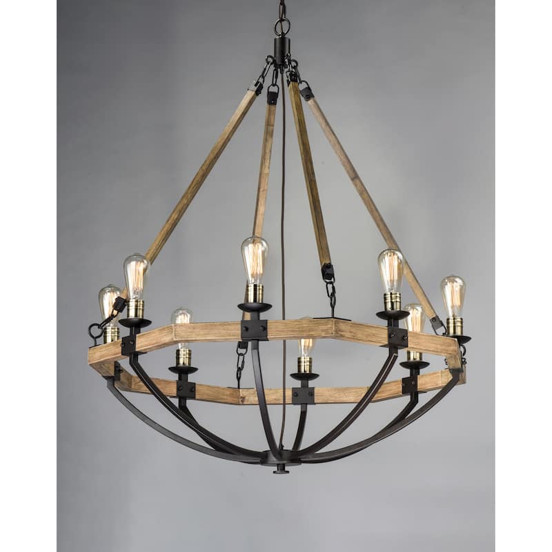 Lodge 8-Light Chandelier