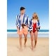 preview thumbnail 28 of 64, American Soft Linen,100% Cotton 4 Pack Beach Towels, 30 x 60 Cabana Striped Pool Towels