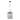 KAWOTI 3-Light Hardwired Lantern Outdoor Pendant Light with Clear Tempered Glass and Crystal Drop Accents