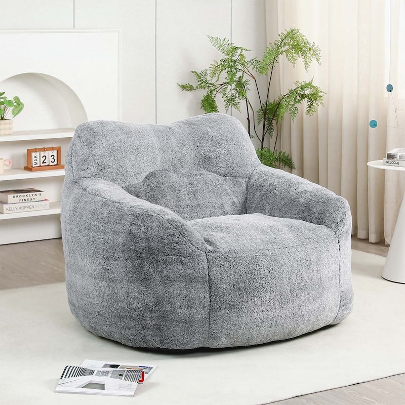 Giant Bean Bag Sofa Chair with Armrests,for Ultimate Comfort and Versatility in Any Room