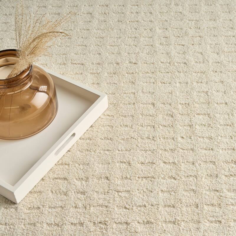 DKNY Pure Grids Indoor only Geometric Area Rug