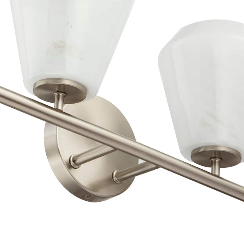 Artcraft Brooke Bathroom Vanity - Wispy White Glassware Shade