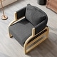 preview thumbnail 32 of 35, Corvus Danzig Teddy Fabric 1-Piece Accent Chair
