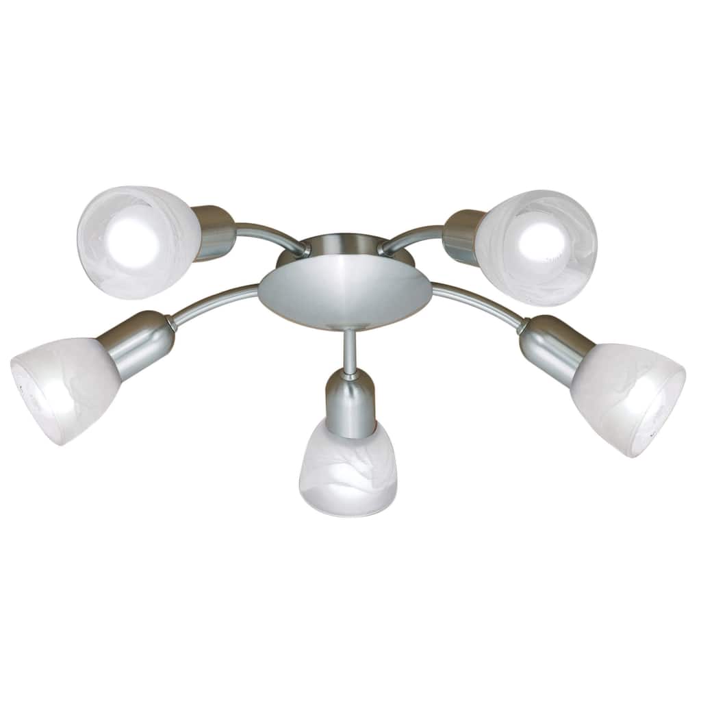 Eglo Dakar 5-light Track Light in Matte Nickel
