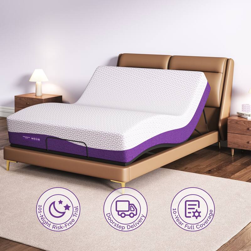 14 Inch Medium Firm Copper Gel Memory Foam Mattress for Back & Pressure Relief - CertiPUR-US Certified