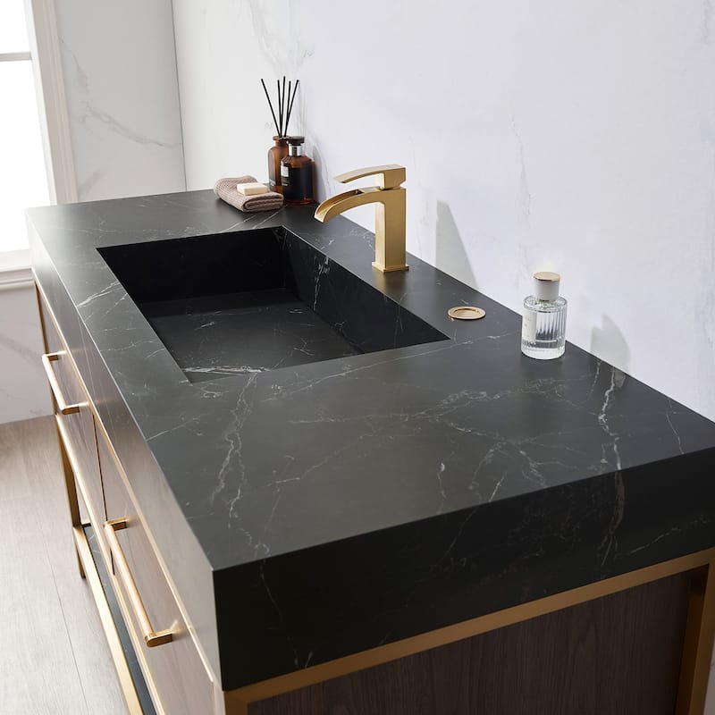 Segovia Bath Vanity with Sintered Stone Top