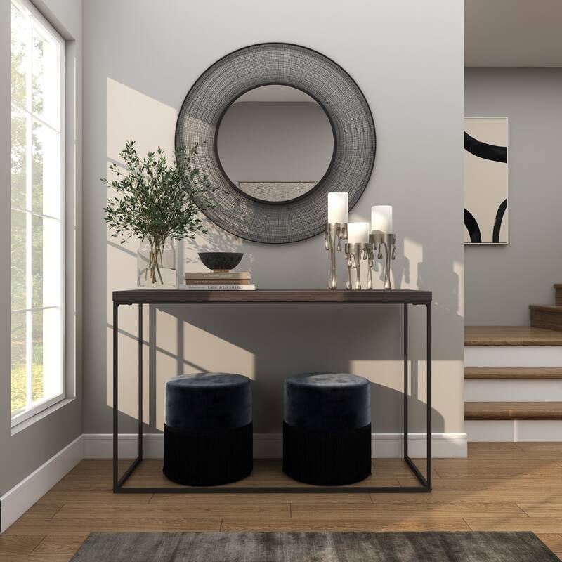 CosmoLiving by Cosmopolitan Silver, Gold or Black Aluminum Abstract Pillar Drip Candle Holder (Set of 3)