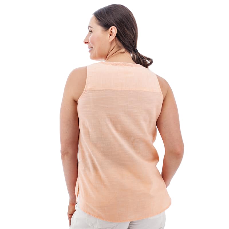 Aventura Women's Devonne Split Neck Tank Top
