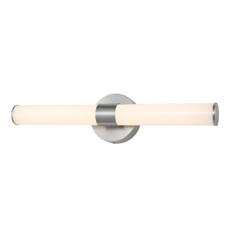 Elyse 20.13" 1-Light Industrial Mid-Century Iron Integrated LED Vanity Light, by JONATHAN Y