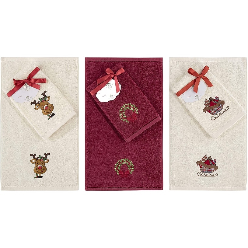Bed bath and beyond christmas hand towels outlet