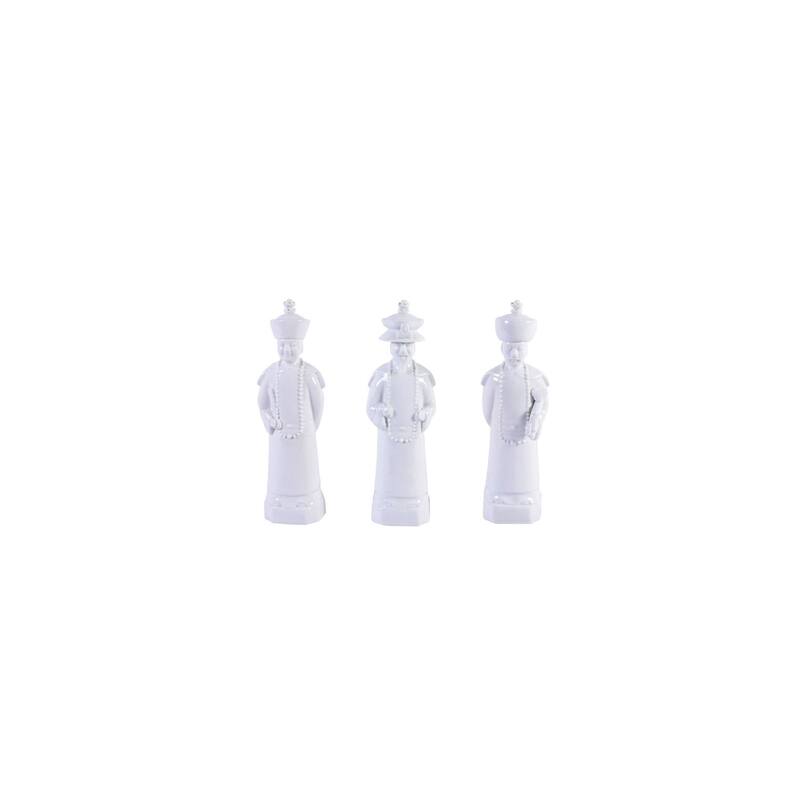 Qing Emperors 3 Piece Figurine Set