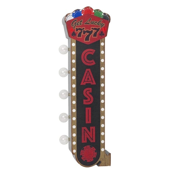 Getlucky Casino Vintage LED Marquee Sign