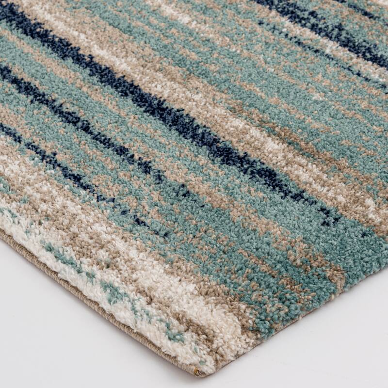 Loomaknoti Toronto Madicyn Blue/Cream Area Rug