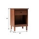 preview thumbnail 23 of 30, Walker Edison Bullrushes 1-drawer Solid Wood Nightstand