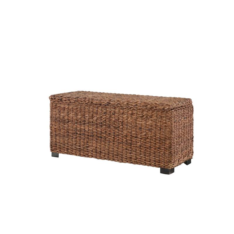 Caswell Woven Banana Leaf Storage Trunk