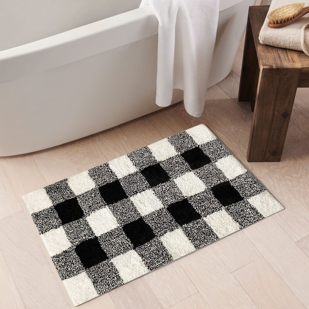 Farmhouse Living Buffalo Check Bath Rug