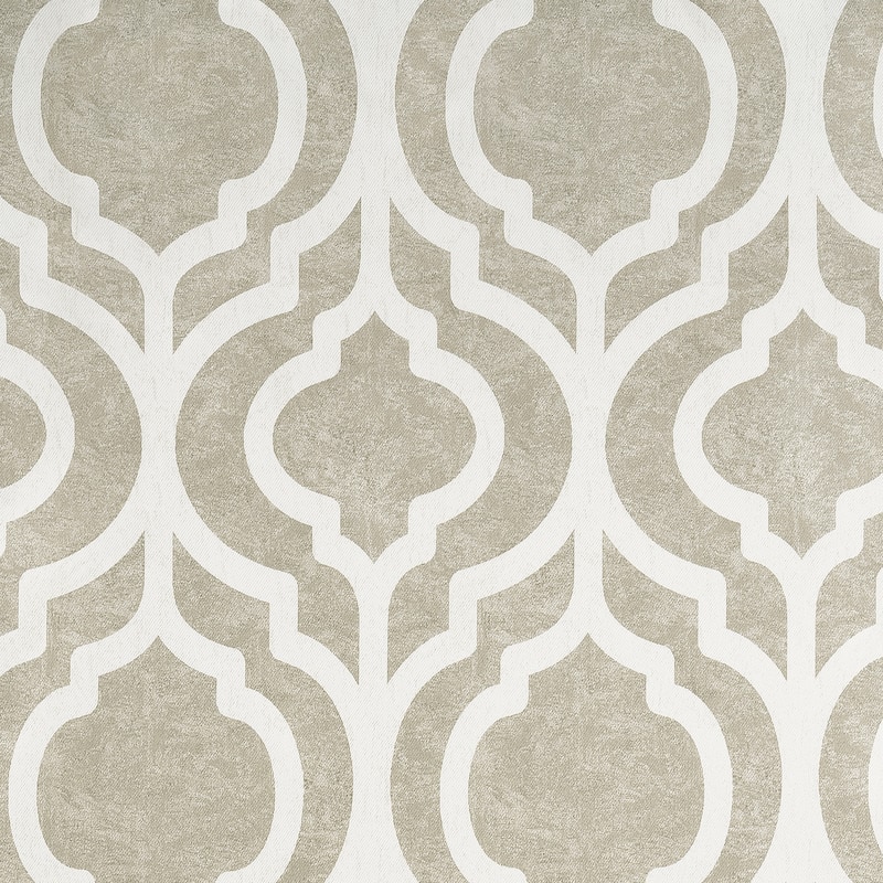 Sun Zero Eldon Trellis Print Blackout Grommet 1-Piece Curtain Panel, Single Panel