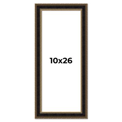 10x26 Frame Gold Antique Vintage Sold Wood Picture Frame | 1.75 Inch