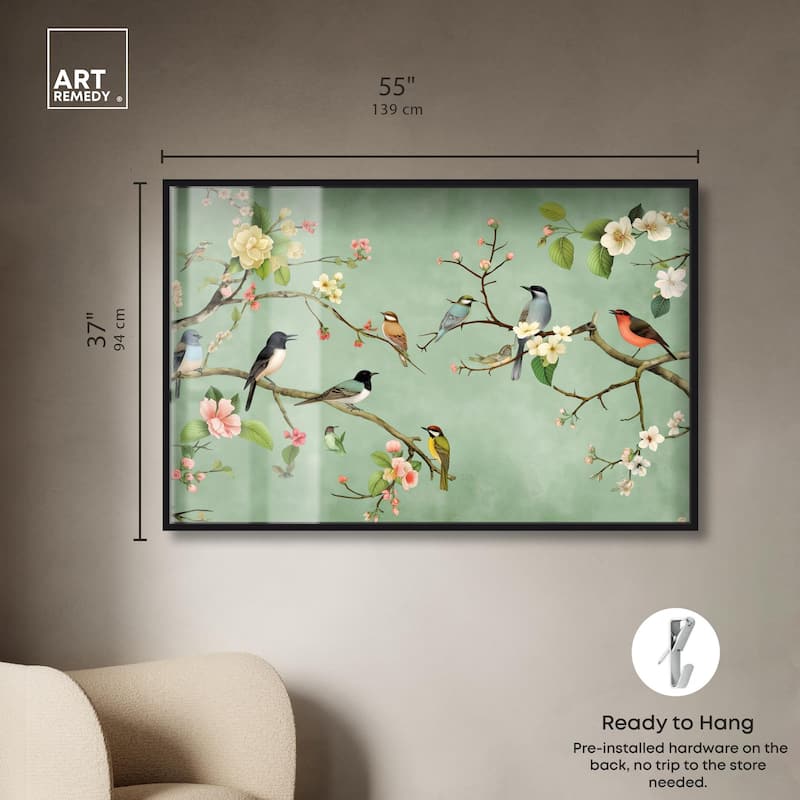 Restful View Shadowbox by Art Remedy