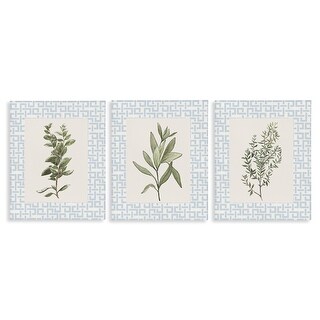 Stupell Kitchen Herbs on Geometric Canvas Wall Art Design By Diannart ...