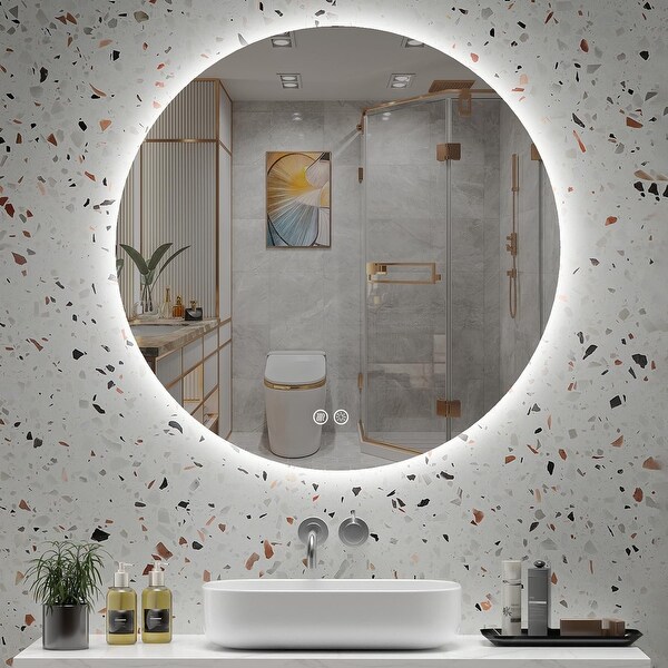 Round illuminated mirror 500mm 2025