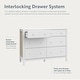 preview thumbnail 17 of 44, Storkcraft Horizon 6 Drawer Dresser - GREENGUARD Gold Certified, Interlocking Drawer System