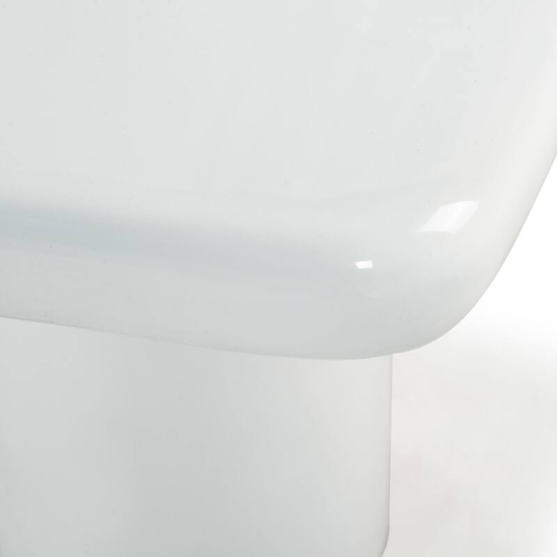 SAFAVIEH Couture Rhianna Concrete Accent Table - 24"W x 22"D x 18"H