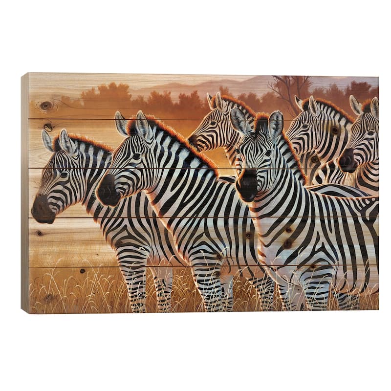 Dusty Suspicions Print On Wood by Cynthie Fisher - Multi-Color - 18x26x1.5